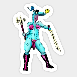 BIRDBARIAN! Sticker